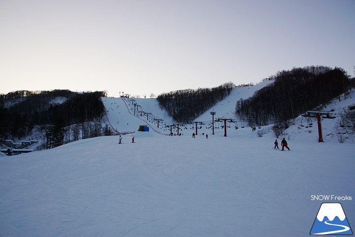 朝里川温泉スキー場 変化に富んだゲレンデでお手軽パウダースノーを満喫♪